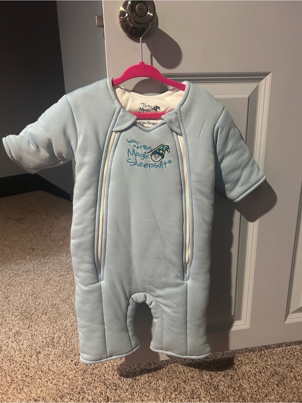 Love To Dream Light Blue Magic Sleepsuit Infant Sleep Sack